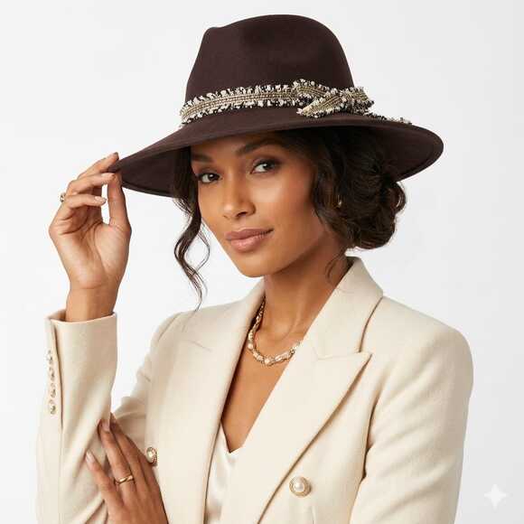 Giovannio New York Accessories - Wide brimmed hat by Giovannio New York